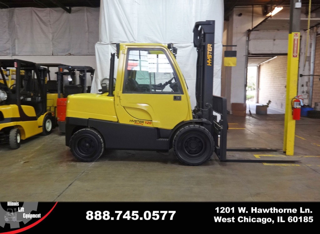 2011 Hyster H120FT Forklift on Sale in Indiana